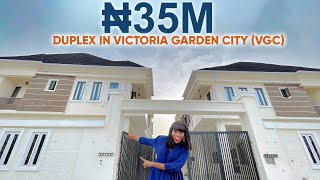 Inside a ₦35,000,000 ($83,000) Affordable Duplex With BQ in Victoria Garden City (VGC)