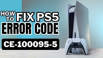 How to Fix ps5 error code CE-100095-5 in 3 Minutes!