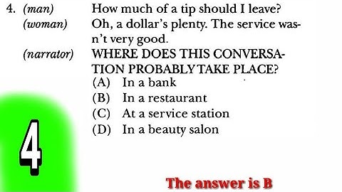 Latihan Tes TOEFL - Listening | #4 Draw Conclusions about WHO, WHAT, Where