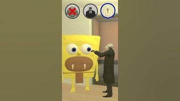 Beware! SpongeBob is Lurking Behind the Wall! 😱 P2 #spongebob #meme #gmod