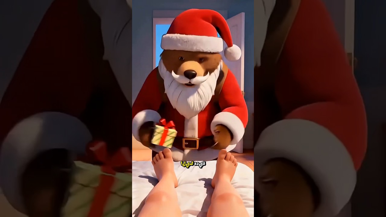 بابا نويل أم وحش؟! 🎅👀😱