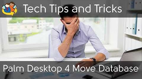 Palm Desktop 4 Move Database File (Resolves Some Issues such as Palm Library Error)