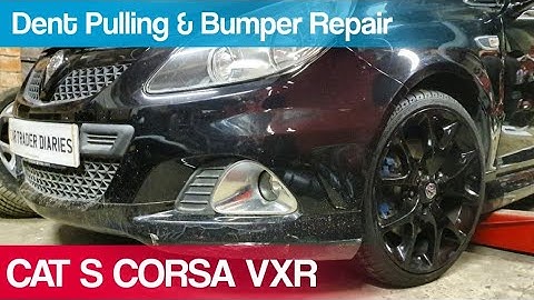 Corsa VXR Dent Pulling & Bumper Repair! Pt3