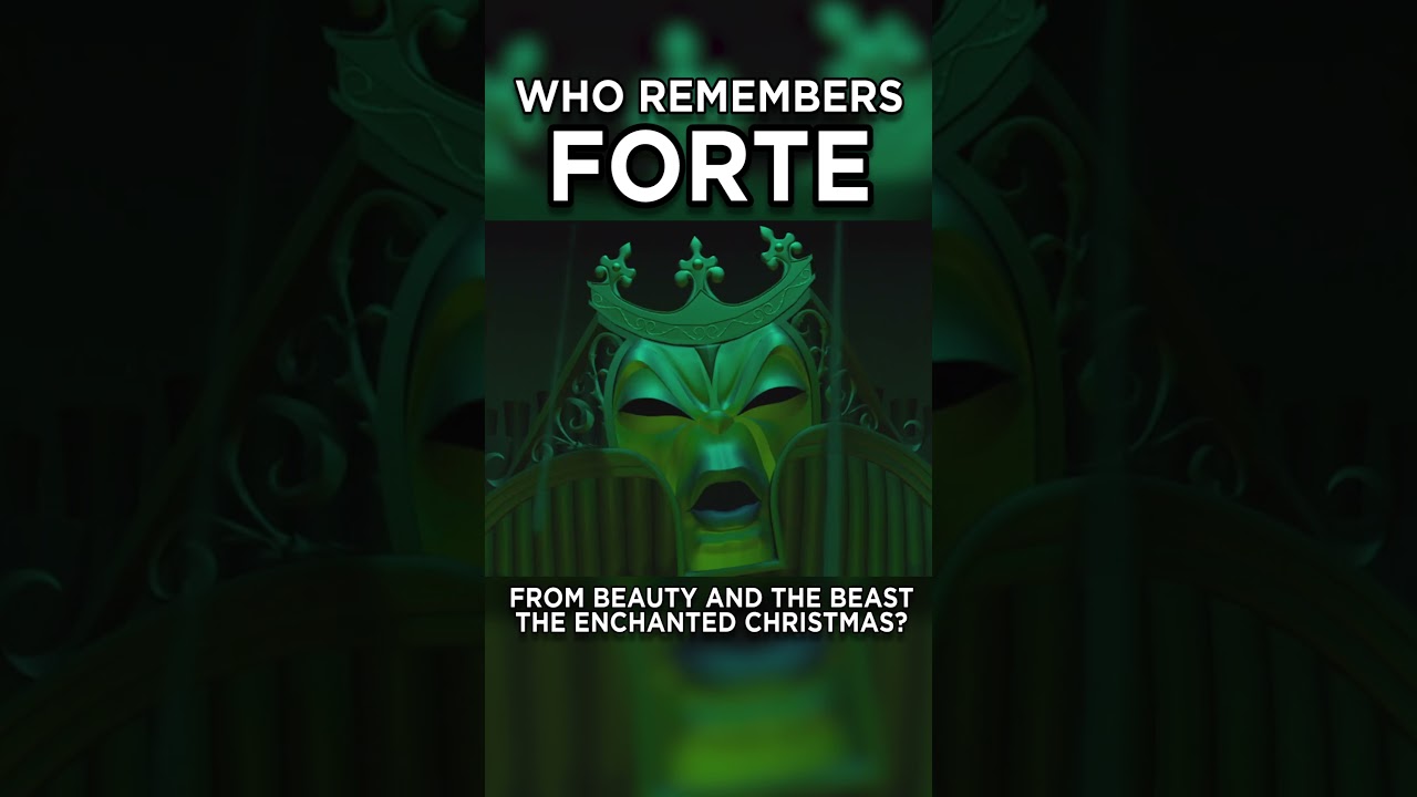 Who Remembers Forte from Beauty and the Beast: The Enchanted Christmas? / #Disney #Christmas #Xmas