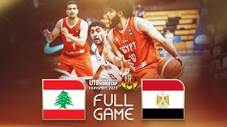 Lebanon v Egypt | Full Basketball Game