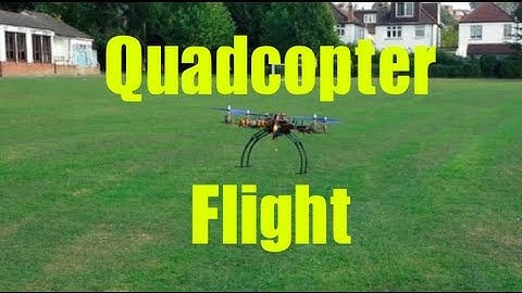 Quadcopter - First flight