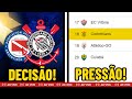 Corinthians jogo decisivo pela sulamericana e nova derrota no brasileiro