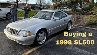 Buying a 1998 SL500 R129 and driving it 1,400 miles