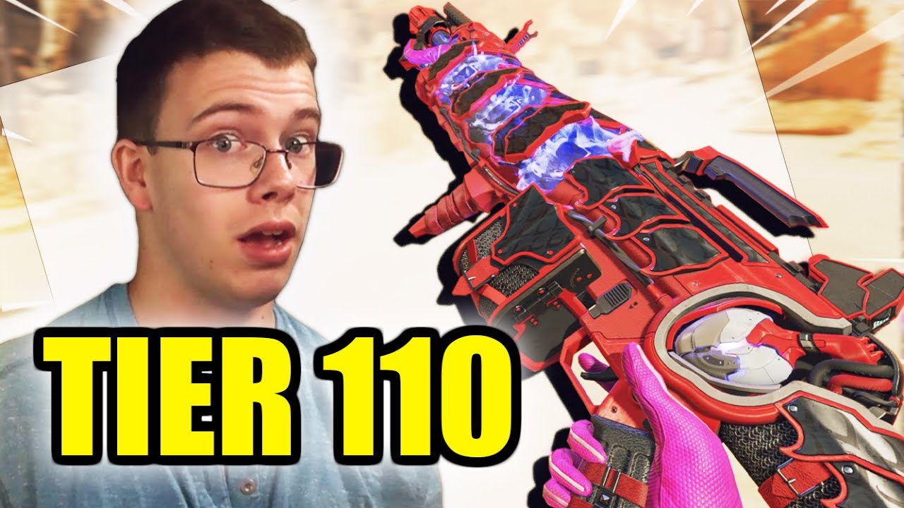 TIER 110 Battle Pass Spitfire Skin is Crazy!! - Apex Legends Season 13