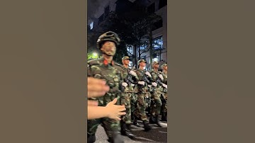 Bảo vệ mục tiêu các đoàn nước bạn của trinh sát đặc nhiệm