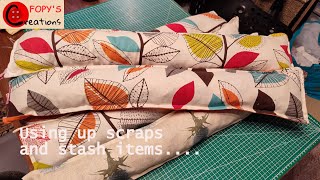 HOW TO MAKE A DRAUGHT EXCLUDER BY USING UP SCRAPS. #draughtexcluders #bibs #quickmakes Net Worth
