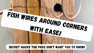 How To Fish Electrical Wires. Secret Of The Pros Tricks That Make Wire Fishing Easy