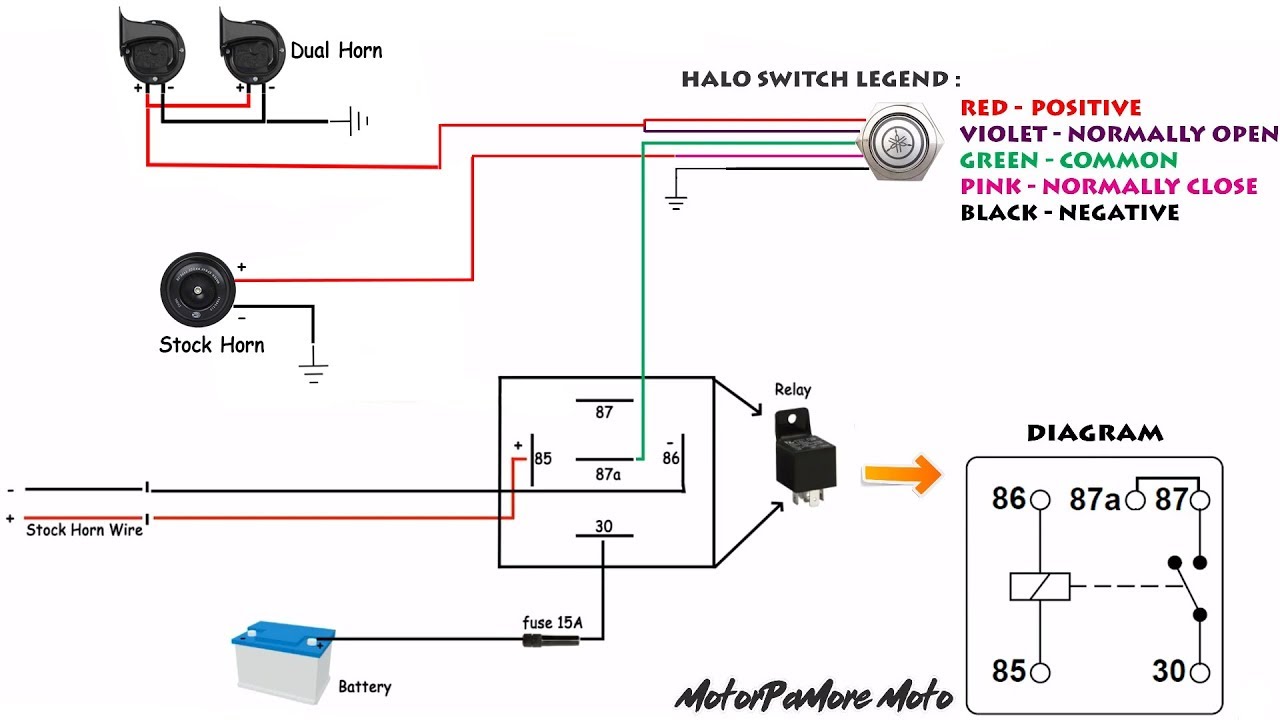 COMPACT HORN & STOCK HORN USING HALO SWITCH INSTALLATION | APPLICABLE