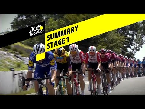 Video: Tour de France 2019: Jumbo-Visma spēlētājs Maiks Teunissens pārspēj Saganu, lai uzvarētu 1. posmā