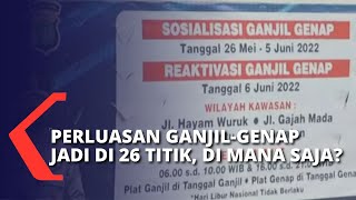 Uji Coba Perluasan Ganjil-Genap Jakarta Diterapkan Hari Ini! Ada 26 Titik, Simak di Sini! screenshot 2