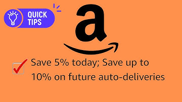 Amazon Subscribe And Save Discount Tip And For Quicker Delivery
