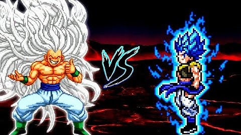 Goku SSJ Infinity Ultra Instinct OP VS Gogeta V3.5 OP (all form) in Mugen