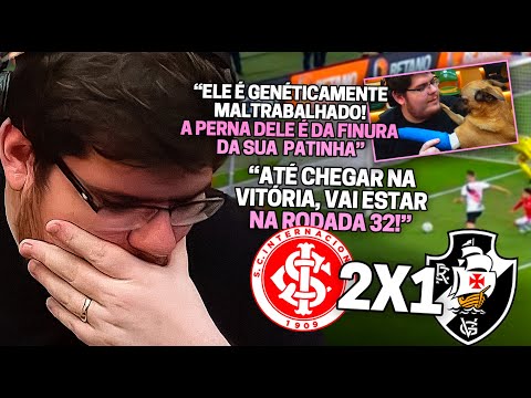 CASIMIRO REAGE: INTERNACIONAL 2 X 1 VASCO PELO BRASILEIRÃO 2023  | Cortes do Casimito