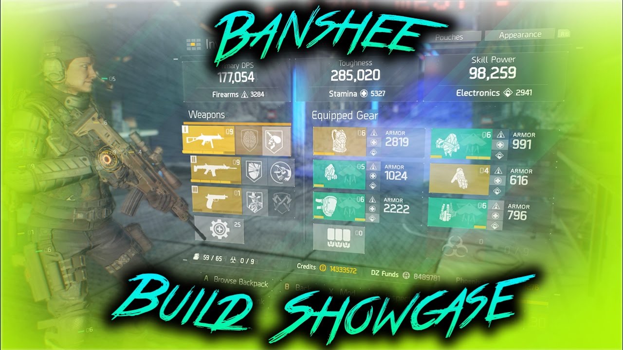 (Division) Banshee Build Showcase (Best Solo Build) 1.4