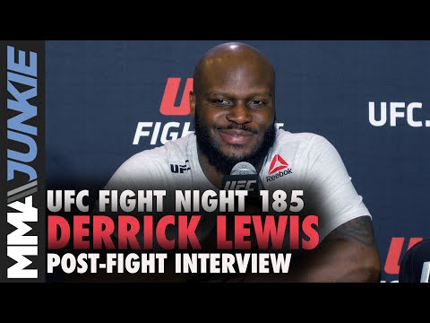 Derrick Lewis explains extra punches on Curtis Blaydes after knockout | UFC Fight Night 185