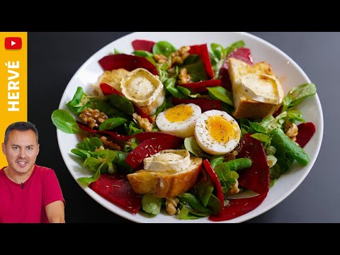Salade d'automne à la betterave, œuf et chèvre | Lidl Cuisine