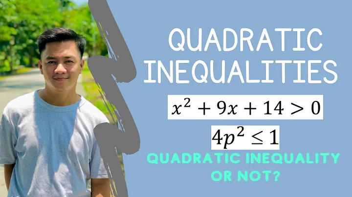 Quadratic Inequalities Grade 9 Tagalog