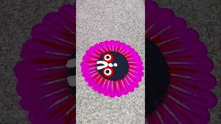 simple jagannath rangoli design#rangoli#art#kolam#muggulu#shortsfeed#shorts#ytshorts#viral#jagannath