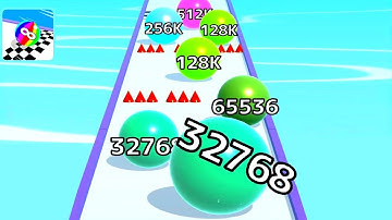 Ball Run Infinity Number ! All Levels Gameplay (95-103) android, ios