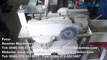 Ice Cream Sticks Chamfering Machine for Ukraine Customer-Romiter Machinery