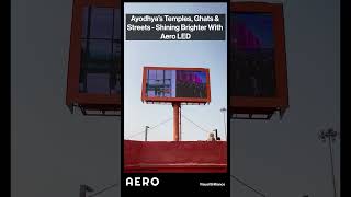 Aero LED Screens Installed in Ayodhya I Aero Digital World I LED Video Walls I Uttar Pradesh