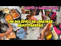 REVIREI A CASA DO AVESSO-LAVEI TUDO💦CORTEI O CABELO DELA EM CASA- COMPRAS PRA UM DIA + PRESENTES🥹