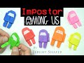 Origami Tutorial: Among Us Impostor / Crewmate with Walking Legs!