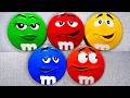 6 Minutes Satisfying with Beautiful Unpacking 5 Glossy M&M'S Tins Full of Delicious M&M'S Candy ASMR