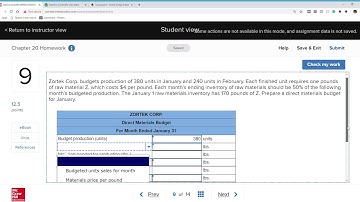 ACCT 2302 Chapter 20 Homework