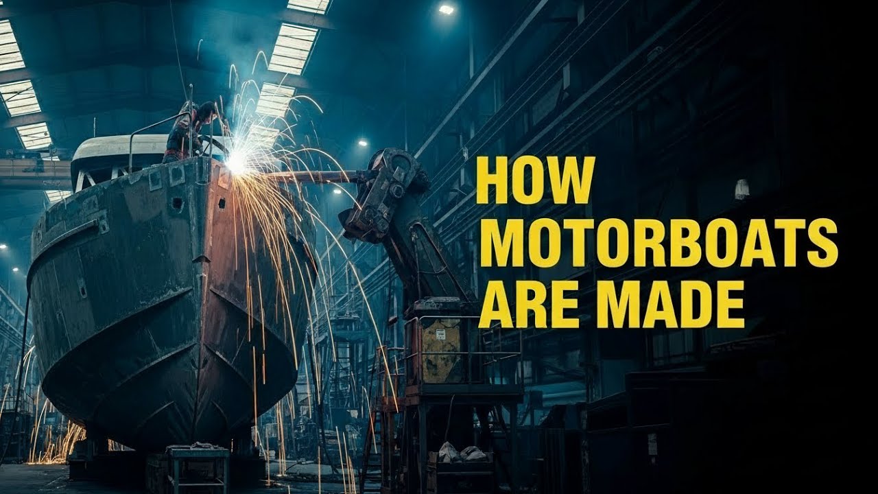 Как производят моторные лодки | Внутри современного лодочного завода