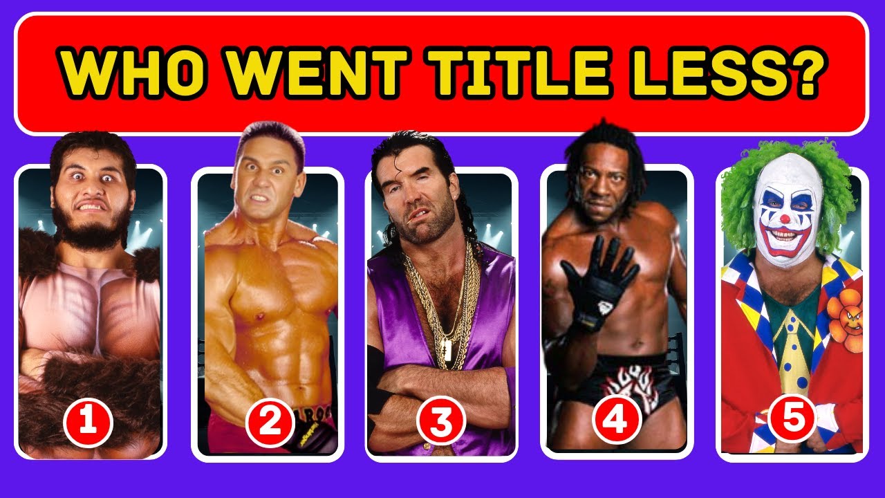 WWE History Quiz: Who Went Title Less?
