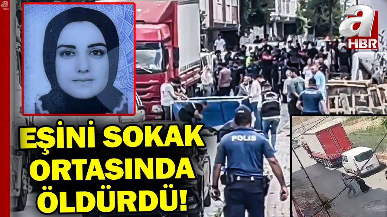 İstanbul'da Korkunç Olay! Eşini Sokak Ortasında Öldürdü... Katil Zanlısı Tutuklandı | A Haber