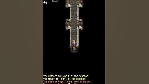 Shattered Pixel Dungeon Tengu boss with Rogue