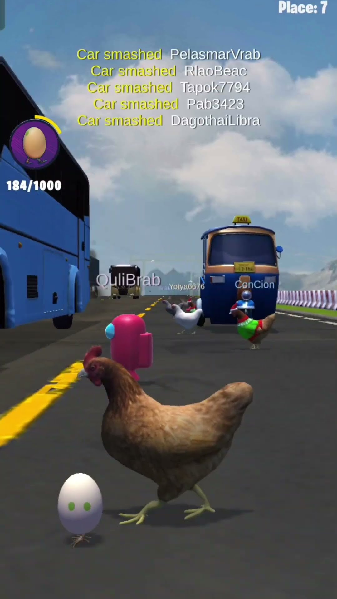 chicken cross the road money game