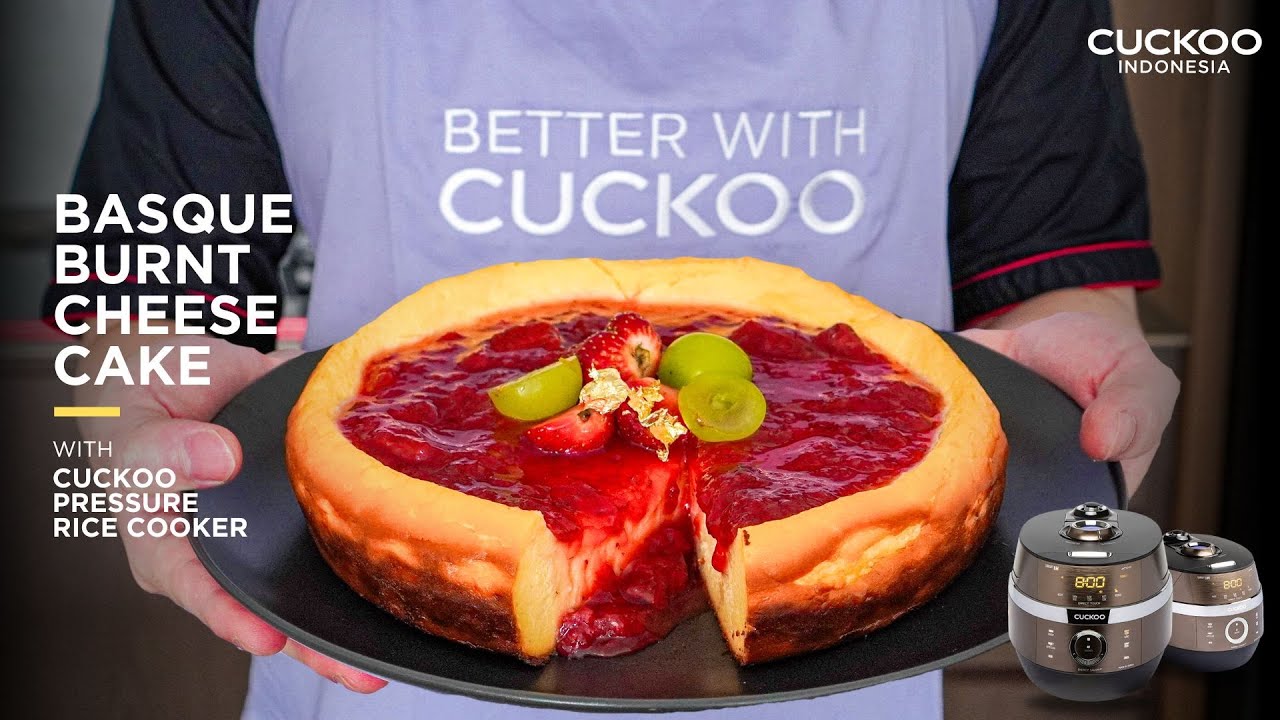 Resep Basque Burnt Cheesecake - Pressure Rice Cooker Cuckoo CRP ...