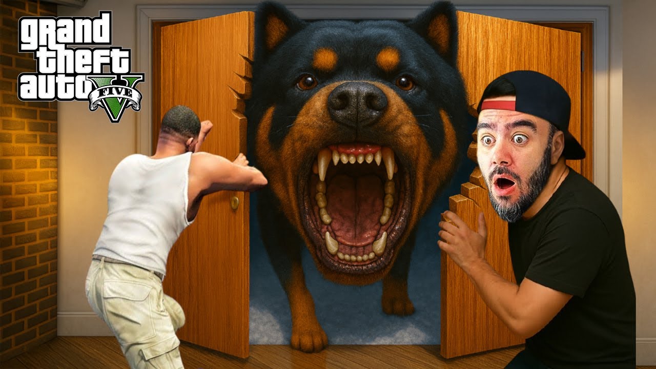 FRANKLININ EVINE KÖPEKLER SALDIRDI - GTA 5 MODS