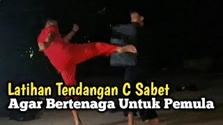 Basic Pencak Silat C-Kick Training | Power Kick Techniques for Beginners