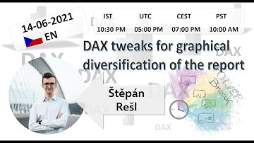Power Break with Štěpán Rešl - DAX Tweaks For Graphical Diversification Of The Report