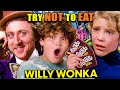 Try Not To Eat - Willy Wonka! (Flower Teacups, Fizzy Lifting Drink, and More!) | People Vs. Food