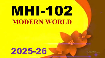 IGNOU MHI-102 Solved Assignment English Medium 2025-26 For July 2025 and January 2026 Sessions