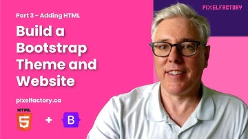 Build Bootstrap 5 website theme part 3 - Add HTML