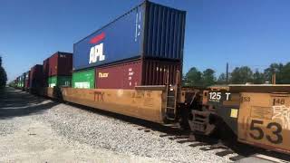 CSX I038 Double Stack Train NB