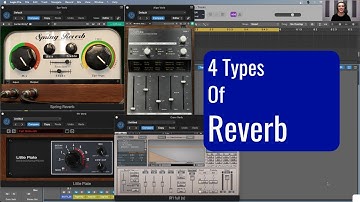 A Look At & Listen To The Different Types Of Reverb (Music Production & Mixing)
