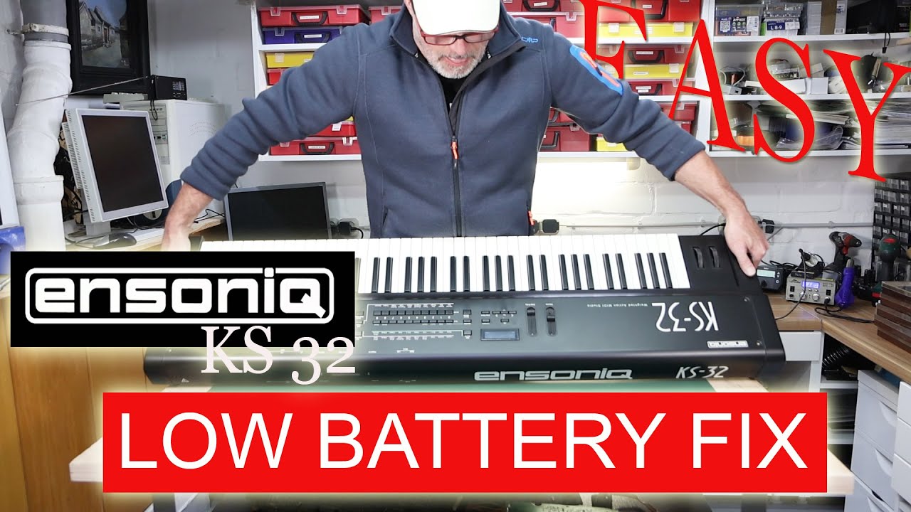 送料無料!!】 ENSONIQ シンセサイザー KS-32 【難アリ】