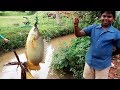 Fishing Video | Kids Fishing with Hook in a lake - Indian Village life